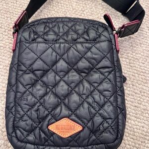 MZ WALLACE Quilted Black Crossbody